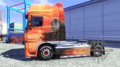 A Lowe pele para o DAF XF unidade de tracionamen para Euro Truck Simulator 2