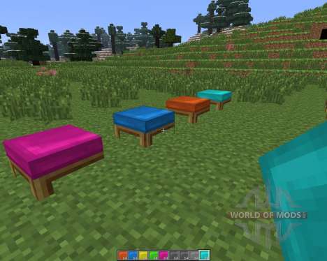 Dyeable Beds [1.6.4] para Minecraft