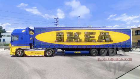 Pele IKEA para DAF XF unidade de tracionamento para Euro Truck Simulator 2