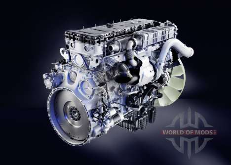 O som do motor diesel Mercedes-Benz Actros para Euro Truck Simulator 2