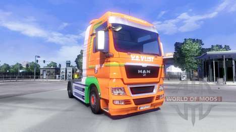 Pele Van Der Vlist no caminhão HOMEM para Euro Truck Simulator 2