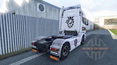 O Scania V8 pele para o Scania truck para Euro Truck Simulator 2