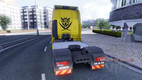 Pele Transformadores no caminhão HOMEM para Euro Truck Simulator 2