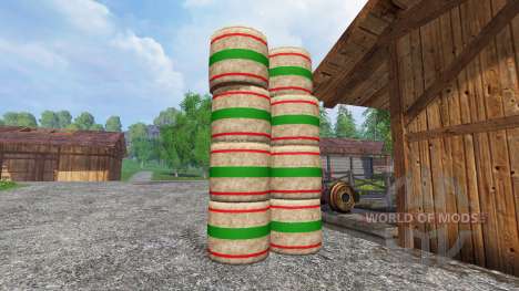 Novas texturas fardos de palha para Farming Simulator 2015