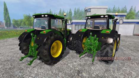 John Deere 6170R and 6210R v3.0 para Farming Simulator 2015