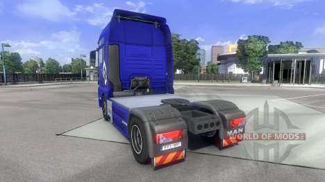 A pele Hamburgo fahrt HOMEM no caminhão HOMEM para Euro Truck Simulator 2