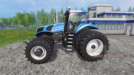 New Holland T8.320 Dynamic8 v1.1 blue para Farming Simulator 2015