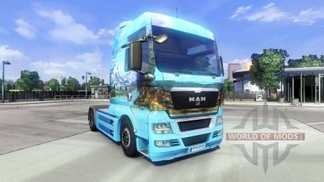 Pele Showtruck Paisagem no caminhão HOMEM para Euro Truck Simulator 2