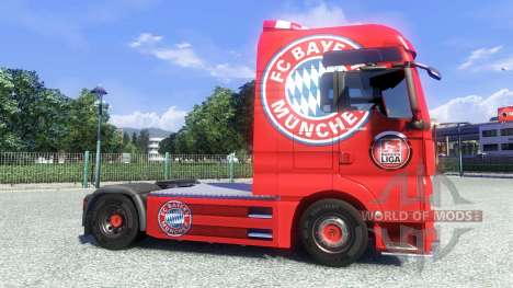 A pele do FC Bayern München, no caminhão HOMEM para Euro Truck Simulator 2