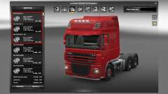 Motores para caminhões DAF para Euro Truck Simulator 2