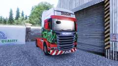 Pele de Eddie Stobart na unidade de tracionamento Scania para Euro Truck Simulator 2