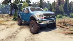 Ford Raptor SVT v1.2 factory blue flame para Spin Tires