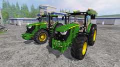 John Deere 6170R and 6210R v3.0 para Farming Simulator 2015