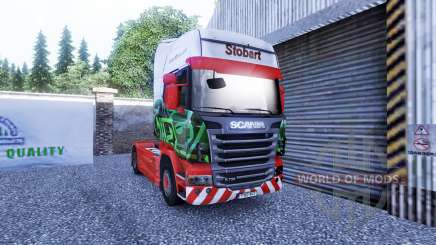 Pele de Eddie Stobart na unidade de tracionamento Scania para Euro Truck Simulator 2