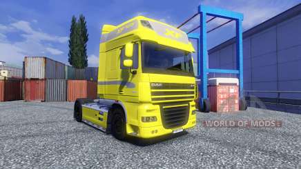 Pele Amarela Edition para o DAF XF unidade de tracionamento para Euro Truck Simulator 2