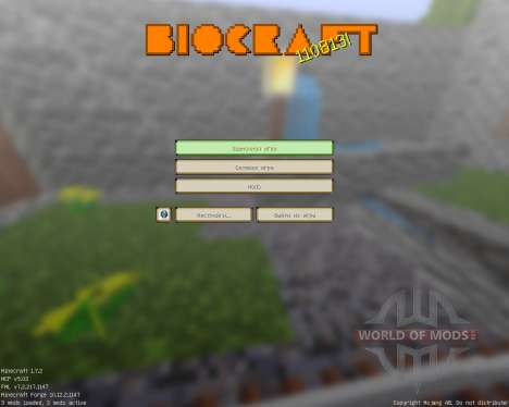 Biocraft [16x][1.7.2] para Minecraft