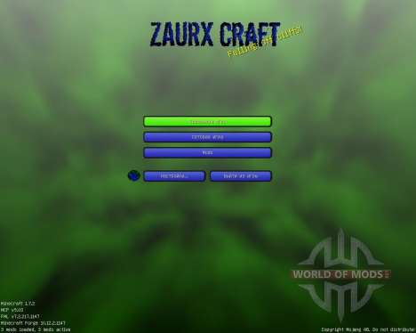 Zaurx Craft [32x][1.7.2] para Minecraft