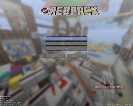 RedPack [16x][1.7.2] para Minecraft