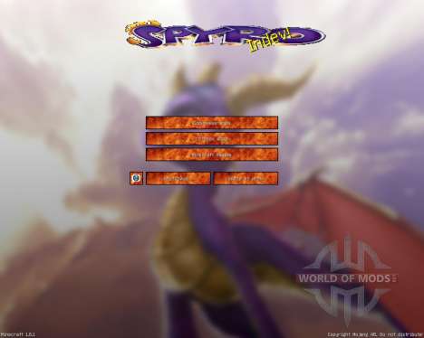 O Legend of Spyro [32х][1.8.1] para Minecraft