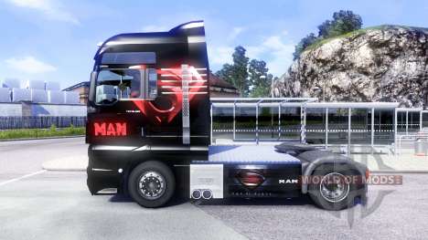 A pele do Homem De Aço no caminhão HOMEM para Euro Truck Simulator 2