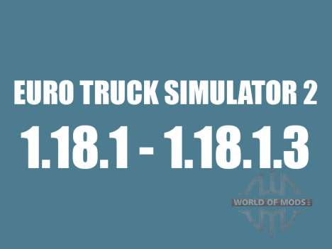 Patch 1.18.1 - 1.18.1.3 para Euro Truck Simulator 2
