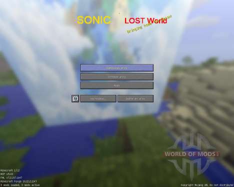 Sonic Lost World [32x][1.7.2] para Minecraft