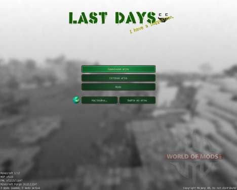 Last Days: Silent City Apocalyptic Pack [16x] para Minecraft