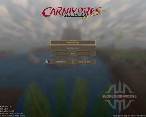 Carnivores Resource Pack [128x][1.7.2] para Minecraft