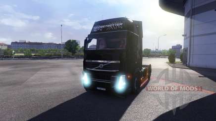 Novas luzes e lama retalhos da Volvo para Euro Truck Simulator 2