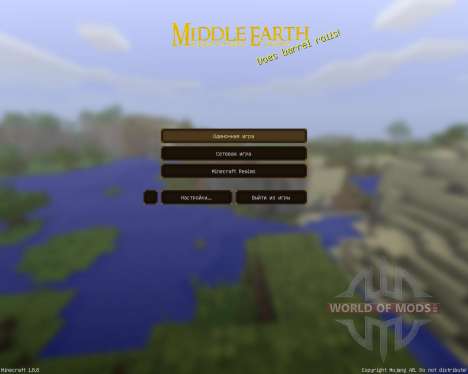 Middle Earth: A LOTR pack [32x][1.8.8] para Minecraft