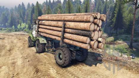 T-150K madeira para Spin Tires