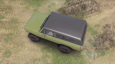 International Scout II 1977 grenoble green para Spin Tires