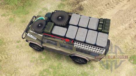 Land Rover Defender 110 para Spin Tires