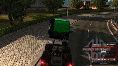 Mod-se na experiência e dinheiro v1.2 para Euro Truck Simulator 2