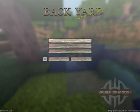 BackyardCraft [64x][1.8.8] para Minecraft