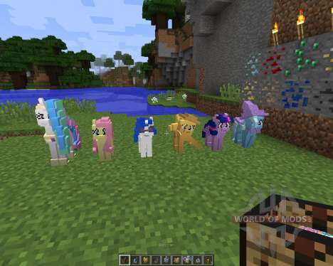 The My Little Pony Model Pack [32x][1.8.1] para Minecraft