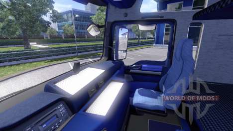Interior azul, HOMEM para Euro Truck Simulator 2