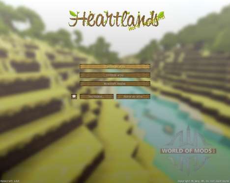 Heartlands Resource Pack [16x][1.8.8] para Minecraft