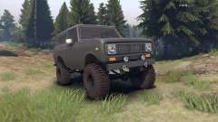 International Scout II 1977 gray para Spin Tires