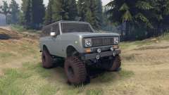 International Scout II 1977 agent silver para Spin Tires