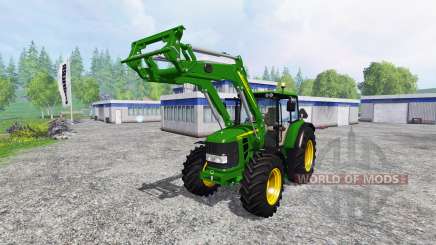 John Deere 6630 Premium front loader para Farming Simulator 2015