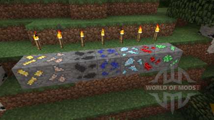 Realistic Ores [16x][1.8.8] para Minecraft