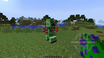 Laser Creeper Robot Dino Riders [1.7.10] para Minecraft