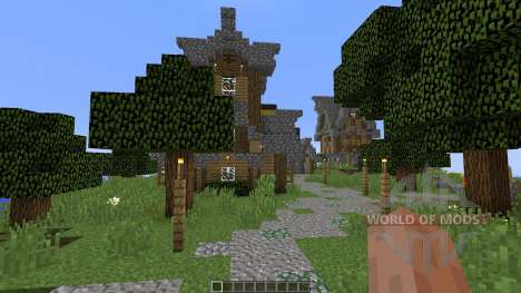 Old village in medieval style para Minecraft