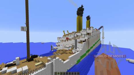 H.M.H.S.Britannic sinking para Minecraft