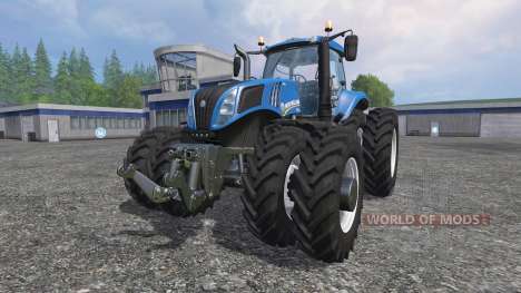 New Holland T8.320 row crop duals para Farming Simulator 2015