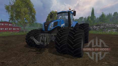 New Holland T8.320 dual wheels para Farming Simulator 2015