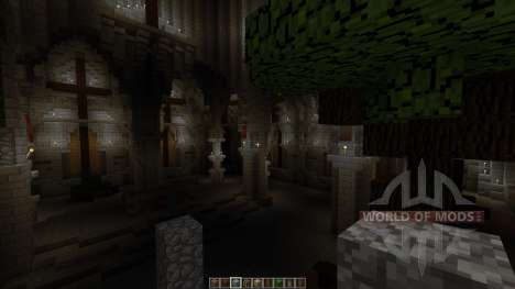 Postapocalyptic cathedral Halbshooter para Minecraft