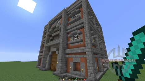 005 Cubic town house para Minecraft