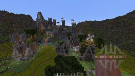 Wilcuth Valley Medieval Castle para Minecraft